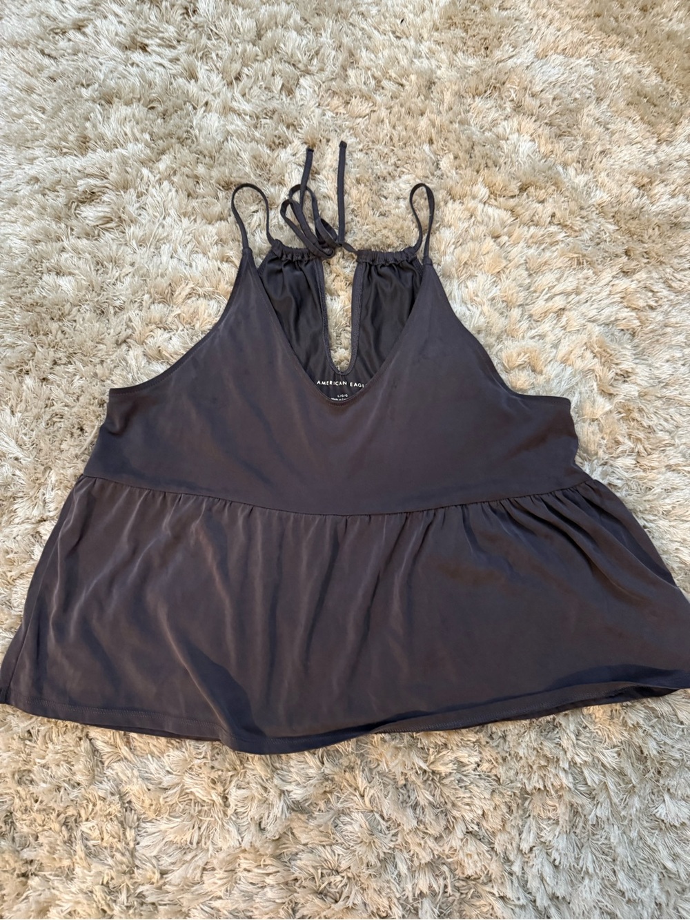 American Eagle Peplum Crop